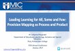 Leading Learning for All, Some and Few: Provision Mapping ... · Leading Learning for All, Some and Few: Provision Mapping as Process and Product Dr. Johanna Fitzgerald Department