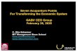 Seven Acupunture Points For Transforming the Economic ... · Seven Acupunture Points For Transforming the Economic System GABV CEO Group February 26, 2020 C. Otto Scharmer MIT Management