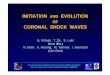 INITIATION EVOLUTION CORONAL SHOCK WAVESoh.geof.unizg.hr/SOLSTEL/images/dissemination/conferences/oral/2… · INITIATION AND EVOLUTION OF CORONAL SHOCK WAVES ... EUV, SXR, HeI, coronograph,