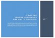 CAPITAL IMPROVEMENT PROJECT UPDATE...CAPITAL IMPROVEMENT PROJECT UPDATE The information contained within this report is intended to provide a summary of large scale capital projects