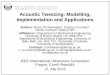 Acoustic Tweezing: Modelling, Implementation and … › conf › uffc › 2013 › download › ius › drinkwater1.pdfForce Measurement • Locate single particle in trap. • Shift
