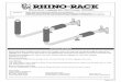 Rhino-Rack Luggage Box Wall Hanger (RWHMF)vpm.cdn.rhinorack.com.au/Instructions/Accessories/RWHMF.pdf · Rhino-Rack Luggage Box Wall Mount (RWHMF) Page 4 of 4. 7. Insert item 1 into