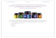 Unit 205 Provide Basic Aromatherapy Techniques Using Pre- … · 2018-09-27 · Josephine Kalagira Task 1a Aromatherapy pg. 1 City & Guilds Diploma in Complementary Therapies (7607-21)