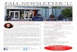 FALL NEWSLETTER ‘17 - bouve.northeastern.edu · FALL NEWSLETTER ‘17 CHAIR’S MESSAGE NORTHEASTERN UNIVERSITY | DEPARTMENT OF PHYSICAL THERAPY, MOVEMENT AND REHABILITATION SCIENCES