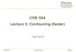 CSE 554 Lecture 5: Contouring (faster) › ~taoju › cse554 › lectures › lect05_Contouring_II.pdfCSE554 Contouring II Slide 10 Quadtrees (2D) • Basic idea:coarse-to-fine search