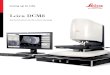 Leica DCM8 - BioMarker · stability and accuracy of results the Leica DCM8 can be mounted on a bench top or floor-standing anti-vibration table according to available space. It is