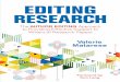 Editing REsEaRch - Information Today, Inc. Editing Research changes everything . In this excellent book,