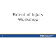 Extent of Injury Workshop v.4 · presentation and unmute all for questions •Unmute your phone/VOIP connection to ask ... specifically asked to (may be asked for a potential 3rdcertification)