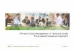 Il Project Cycle Management :A Technical Guide The Logical … · 2019-11-08 · Il Project Cycle Management :A Technical Guide ... Link between Logframe and Indicators Terminology