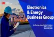 Electronics & Energy Business Group€¦ · Electronics & Energy Business Group 2015 Sales $5.3B; Operating Income Margin 21.1% $1.3B Electronics Materials Solutions Electrical Markets