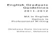 English Graduate Guidelinesenglish.okstate.edu/images/Guidelines/MA_Guidelines/2011-2012_M… · Edward Jones 744-7690 107B edward.jones@okstate.edu . Area B: TESL/Linguistics, Composition