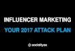 INFLUENCER MARKETING YOUR 2017 ATTACK PLANs3.amazonaws.com/SummitPPTs/1702-BuyerDiscussionGroup-Karla… · #photography, #bigdata, #ecommerce, #happy, #entrepreneur, #family, #android,