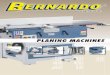 PLANING MACHINES - Bernardo · 2018-07-19 · 8 Planing machines PT 260 You are welcome to request our current special offer catalogue at Surface planer and thicknesser • Both planing