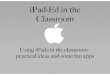 iPad-Ed in the Classroom - Teaching From Hereteachingfromhere.com/wp-content/uploads/2014/06/ipad-ed.pdf · 2015-12-14 · Use the iPad to have students demonstrate learning There