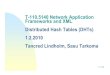 T-110.5140 Network Application Frameworks and XML ... · 1 of 20 T-110.5140 Network Application Frameworks and XML Distributed Hash Tables (DHTs) 1.2.2010 Tancred Lindholm, SasuTarkoma