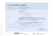 01 104 1301899 Main EN - Outotec · ISO 14001:2015 Certificate Registr. No. 01 104 1301899 Certificate Holder: Outotec Oyj Rauhalanpuisto 9 02230 Espoo Finland ... industrial water