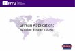 NYU Gilman Workshop...Could you provide more information about the support you are receiving from your family (financial, emotional, etc.) to study abroad? 3. Are you the first in