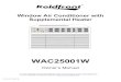 Window Air Conditioner with Supplemental Heaterpdf.lowes.com › useandcareguides › 846844011501_use.pdf · Supplemental Heater Owner’s Manual ... commercial or industrial use