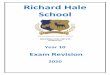 Richard Hale 2020-03-17آ  Richard Hale School DOCTRINA CVM VIRTVTE FOUNDED 1617 Year 10 Exam ... Stick