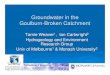 Groundwater in the Goulburn-Broken Catchment€¦ · Groundwater in the Goulburn-Broken Catchment Tamie Weaver1, Ian Cartwright, Ian Cartwright2 Hydrogeology and Environment Research