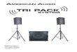 Tri Pack System - Amazon Web Servicesadjmedia.s3-website-eu-west-1.amazonaws.com/manuals/E_Tri... · 2016-04-15 · ©American Audio® - - Tri Pack System ... please contact our toll