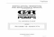 INSTALLATION, OPERATION, AND MAINTENANCE MANUAL · 2020-04-24 · OM-07240-01 May 6, 2019 GORMAN‐RUPP PUMPS 2019 Gorman‐Rupp Pumps Printed in U.S.A. INSTALLATION, OPERATION, AND