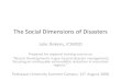 The Social Dimensions of Disasters - National Centre of ...nceg.uop.edu.pk › bgworkshop08 › lectureslides › Day11 › social dime… · The Social Dimensions of Disasters Julie