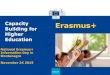Capacity Erasmus+ · Specific activities: • Jean Monnet ... Call 2016 Asia Central Asia Latin America Iran, Iraq, Yemen South Africa ... Erasmus+ (10 National Projects (1 Partner