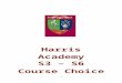 harrisacademy.ea.dundeecity.sch.ukharrisacademy.ea.dundeecity.sch.uk/.../course-choice-boo…  · Web viewAs learners come to the end of the Broad General Education, progress is
