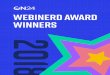 Webinerd award winners - ON24communications.on24.com/rs/.../ON24_webinerd-awards... · Results The criteria Redefine what it means to webinar— from customer communities to live