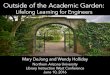 Lifelong Learning for Engineers - Nauopenknowledge.nau.edu/2930/7/dejong-holliday-engineering... · Outside of the Academic Garden: Lifelong Learning for Engineers Mary DeJong and