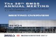 38th BMSS Meeting Overview v6 - DGMS€¦ · Introduction To Mass Spectrometry Course (04-05 September): • Lectures • Workshops • Course Notes Careers Workshop (05 September):