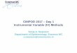 CIMPOD 2017 Day 1 Instrumental Variable (IV) Methodscimpod2017.org/Slides/CIMPOD 2017 - 1D. Presentation Sonja Swan… · Swanson – CIMPOD 2017 Slide 2 Big picture overview Motivation