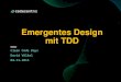 Emergentes Design mit TDD · London School TDD Outside-In Design From Growing Object-Oriented Software by Nat Pryce and Steve Freeman UI Domain Service Repository DB Adapter DB End2End