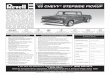 KIT 7210 '65 CHEVY STEPSIDE DECAL APPLICATION INSTRUCTIONS 1. Cut desired decal from sheet. 2. Dip decal