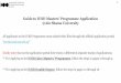 Guide to IUSD Masters Programme Application …...Guide to IUSD Masters’ Programme Application @Ain Shams University All applicants to the IUSD Programme must submit their files