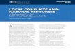 LOCAL CONFLICTS AND NATURAL RESOURCES · Local Conflicts and Natural Resources: A Balancing Act for Latin American Governments 3 domestic supplies. However, in all four cases governments