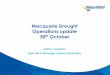 Macquarie Drought Operations update 30th October...Macquarie Drought Operations update 30 th October 2 WaterNSW 36 Month Rainfall Deficiency 3 WaterNSW NSW Temperatures 4 WaterNSW