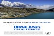 Challenge Brochure - Himalayas Challenge - Home · Visiting Everest Base Camp should be at the top of every trekkers list. This circular trekking route builds upon the classic Everest