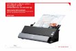 Unique ultra-slim design and effortless scanning€¦ · orientation, page size detection, colour, resolution and skip blank page, saving you time and effort. Scanning made easier