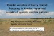 Decadal variation of heavy rainfall frequency in Kyushu ... · Decadal variation of heavy rainfall frequency in Kyushu, Japan and associated synoptic weather patterns 6th European