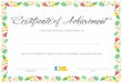 Certificate of Achievement - IXL · this certificate is awarded to certificate of achievement date for outstanding dedication to summer learning in 2020 a awar ded by