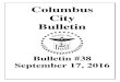 Columbus City BulletinColumbus City Bulletin (Publish Date 09/17/16) 8 of 240 Columbus City Council Minutes - Final September 12, 2016 Affirmative: Elizabeth Brown, Mitchell Brown,