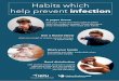 Habits which help prevent infection - Helsedirektoratet · Habits which help prevent infection A paper tissue over your mouth and nose protects others when you cough or sneeze. Throw