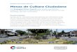 ENE CITIES W CSE ST ENGAGED CITIES AWARD CASE …...Mesas de Cultura Ciudadana. An . Engaged Cities Award. case study created by Cities of Service in partnership with 2018 award winner