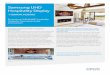 Samsung UHD Hospitality Display · a new grid-type template for delivery of richer content to guests. In addition, LYNK SINC serves all provided content through coaxial cables and