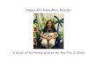 Happy Birthday Mrs. Roeder€¦ · Happy Birthday Mrs. Roeder A book of birthday wishes by the Pre-K Class . Daisy says…”I hope you have a beautiful day and I hope you go on a