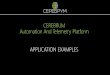 CEREBRUM Automation And Telemetry Platform APPLICATION ... · CEREBRUM Automation Platform The CEREBRUM controllers are designed to build high-tech control systems, manage monitoring