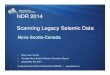 NDR14 Scanning Legacy Seismic Data A - Energistics › wp-content › uploads › ... · • Digital Data Management Centre (Schlumberger Software Technology) houses digital images