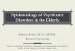The Course of Depression in the Elderly - Brown University · major depression in the elderly A. Depression is under diagnosed in nursing homes B. Elderly persons have the highest